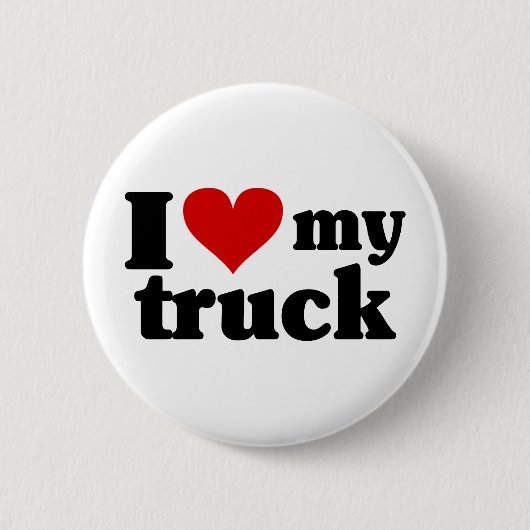 I Herz mein LKW Button (Vorderseite)