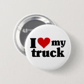 I Herz mein LKW Button (Vorne & Hinten)