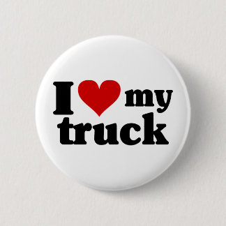I Herz mein LKW Button