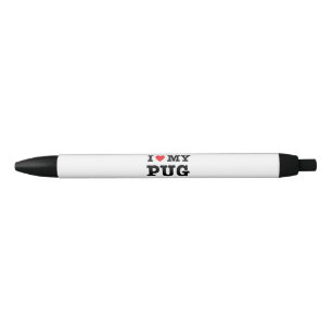 I Herz mein Mops-Stift Kugelschreiber