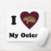 I Herz mein Ocicat Mousepad (Mit Mouse)
