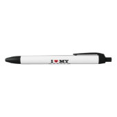 I Herz mein Pudel-Stift Kugelschreiber (Oberseite)