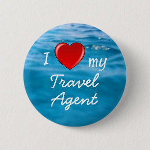 I Herz mein Reise-Agent Button