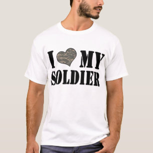 I Herz mein Soldat T-Shirt