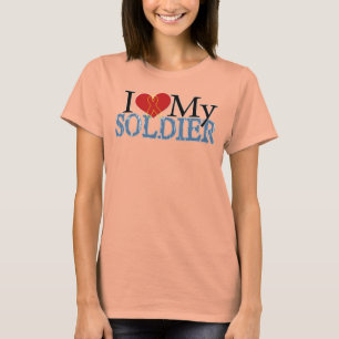I Herz mein Soldat T-Shirt