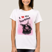 I Herz mein Tortie T - Shirt (Vorderseite)