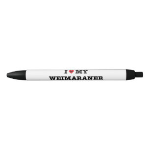 I Herz mein Weimaraner Stift