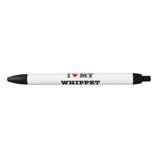 I Herz mein Whippet Stift (Vorderseite)