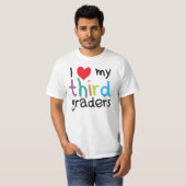 I Herz meine dritte Sortierer-Lehrer-Liebe T-Shirt (Vorne ganz)