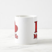 I HERZ meine EHEFRAU Kaffeetasse (Mittel)