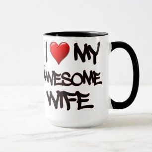 I Herz meine fantastische Ehefrau-Tasse Tasse