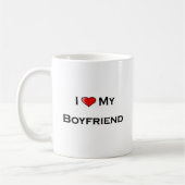 I (Herz) meine Freund Tasse (Links)