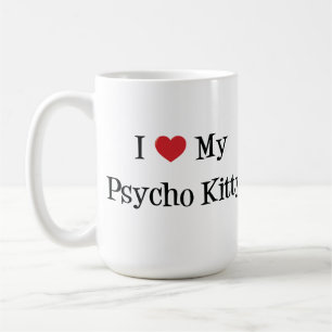 I Herz meine psychische Kitty-Tasse Kaffeetasse