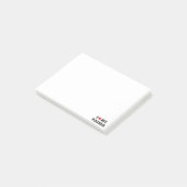 I Herz meine Pudel-Post-Itanmerkungen Post-it Klebezettel (angewinkelt)