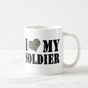 I Herz meine Soldat-Tasse Kaffeetasse