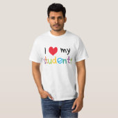 I Herz meine Studenten-Lehrer-Liebe T-Shirt (Vorne ganz)