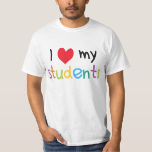 I Herz meine Studenten-Lehrer-Liebe T-Shirt