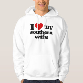 I Herz meine südliche Ehefrau Hoodie