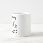 I Herz meine vierte Sortierer-Lehrer-Liebe Kaffeetasse (Mittel)