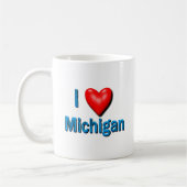 I Herz Michigan Kaffeetasse (Links)