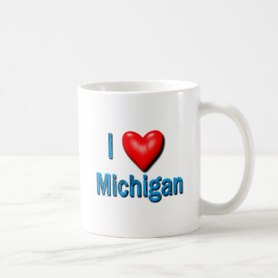 I Herz Michigan Kaffeetasse