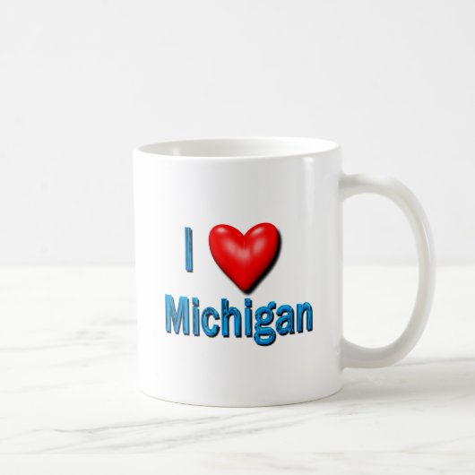 I Herz Michigan Kaffeetasse (Rechts)