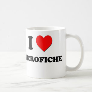 I Herz-Mikrofiche Kaffeetasse