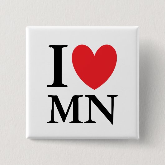I Herz Minnesota Button (Vorderseite)