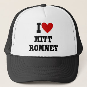 I Herz Mitt Romney Truckerkappe