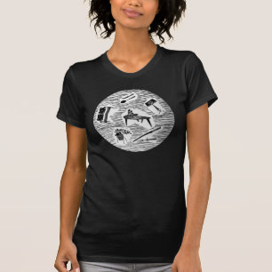 I Herz-Mitte des Jahrhunderts T-Shirt