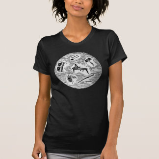 I Herz-Mitte des Jahrhunderts T-Shirt