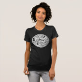 I Herz-Mitte des Jahrhunderts T-Shirt (Vorne ganz)