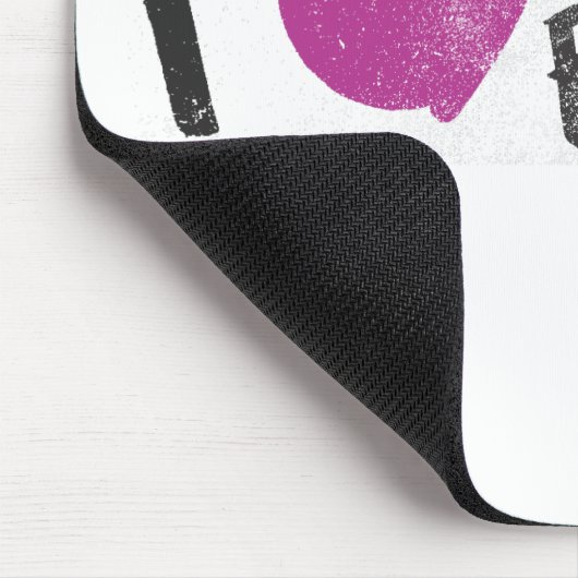 I Herz-Mode-Aqua Mousepad (Ecke)