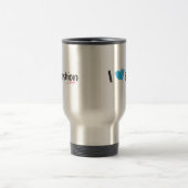 I Herz-Mode-Gelb Reisebecher (Mittel)