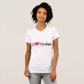 I Herz-Mode-Magenta T-Shirt (Vorne ganz)
