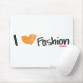 I Herz-Mode-Orange Mousepad (Mit Mouse)