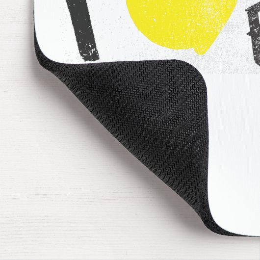 I Herz-Mode-Rosa Mousepad (Ecke)