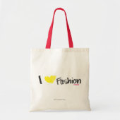 I Herz-Mode-Rosa Tragetasche (Vorne)