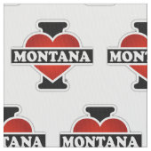 I Herz Montana Stoff (Nahaufnahme)