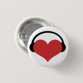 I Herz-Musik Button (Vorne & Hinten)