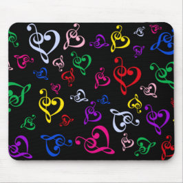 I Herz-Musik Mousepad