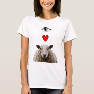 I Herz-Mutterschaf T-Shirt