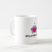 I Herz MyLifeSuckers Tasse (Vorderseite Links)