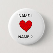 I Herz-Name Button (Vorderseite)