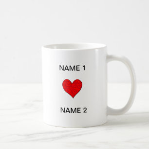 I Herz-Name Kaffeetasse