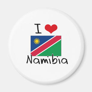 I HERZ NAMIBIA MAGNET