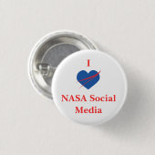 I Herz NASAsozialmediumknopf Button (Vorne & Hinten)