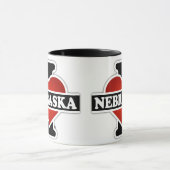 I Herz Nebraska Tasse (Zentrum)