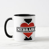 I Herz Nebraska Tasse (Links)