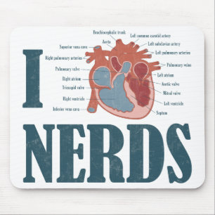 I Herz NERDS Mousepad